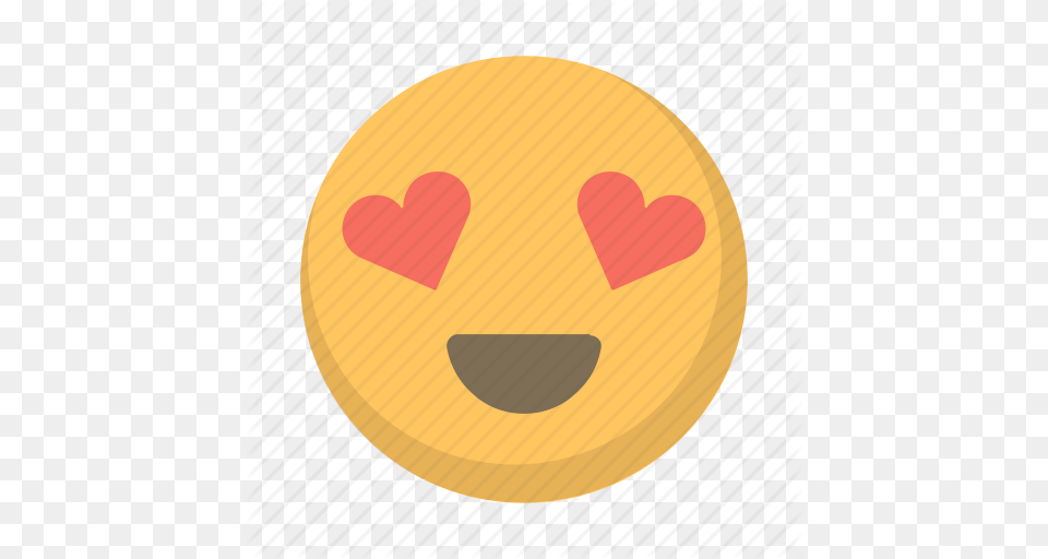 Emoji Emoticon Eyes Face Heart Love Icon Png