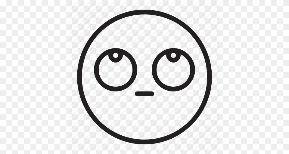 Emoji Emoticon Eyes Roll Icon, Gate, Oval, Text Free Png