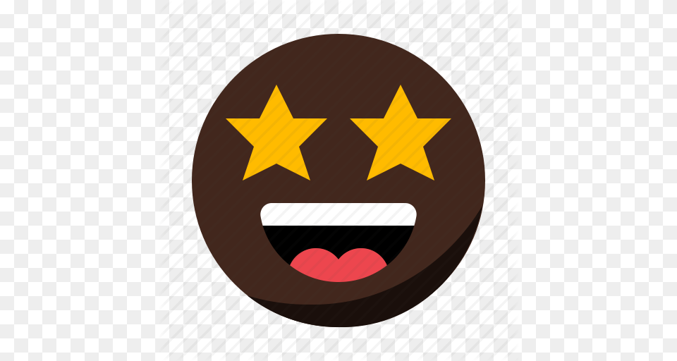 Emoji Emoticon Face Famous Star Success Icon, Star Symbol, Symbol, Logo Free Transparent Png