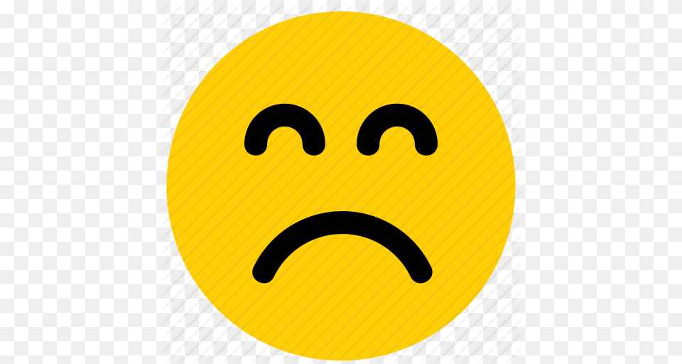 Emoji Emoticon Face Frown Mad Sad Unhappy Icon, Logo, Symbol Free Png Download