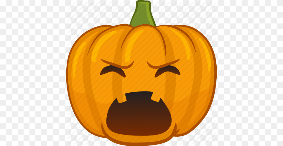 Emoji Emoticon Face Jackolantern Pumpkin Smiley Icon, Food, Plant, Produce, Vegetable Free Transparent Png