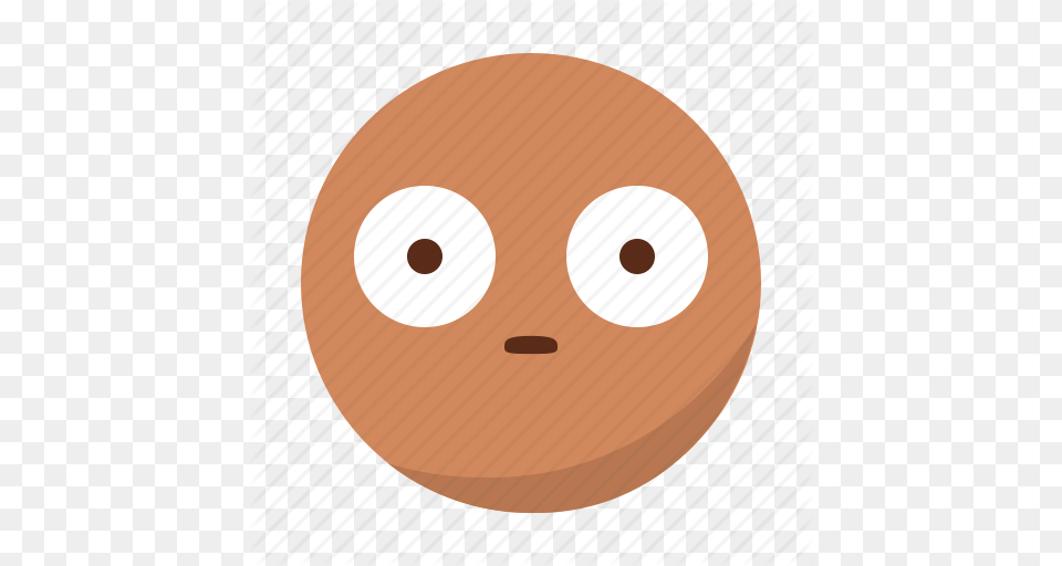 Emoji Emoticon Face Shocked Surprised Icon, Food, Sweets, Disk Free Png Download