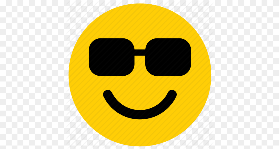 Emoji Emoticon Face Sunglasses Icon, Symbol, Sign, Accessories, Logo Free Png Download