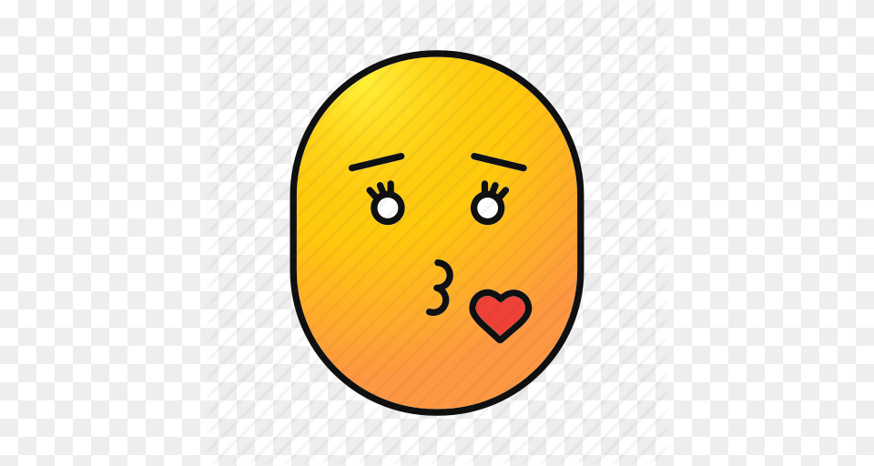 Emoji Emoticon Female Kiss Love Mwah Smiley Icon, Food, Fruit, Plant, Produce Free Png