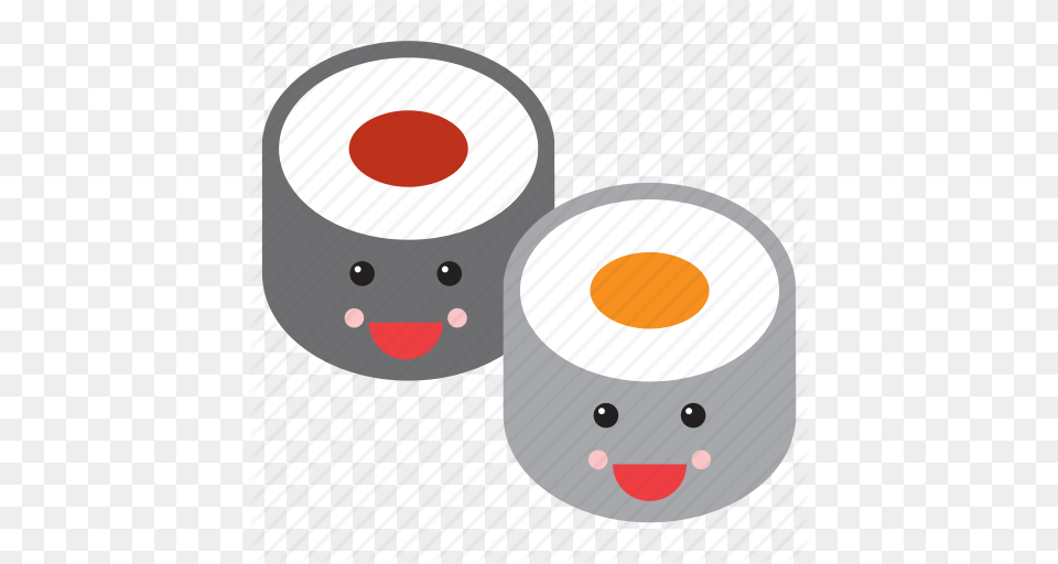 Emoji Emoticon Food Happy Maki Smiley Sushi Icon, Paper, Meal, Towel Free Png Download