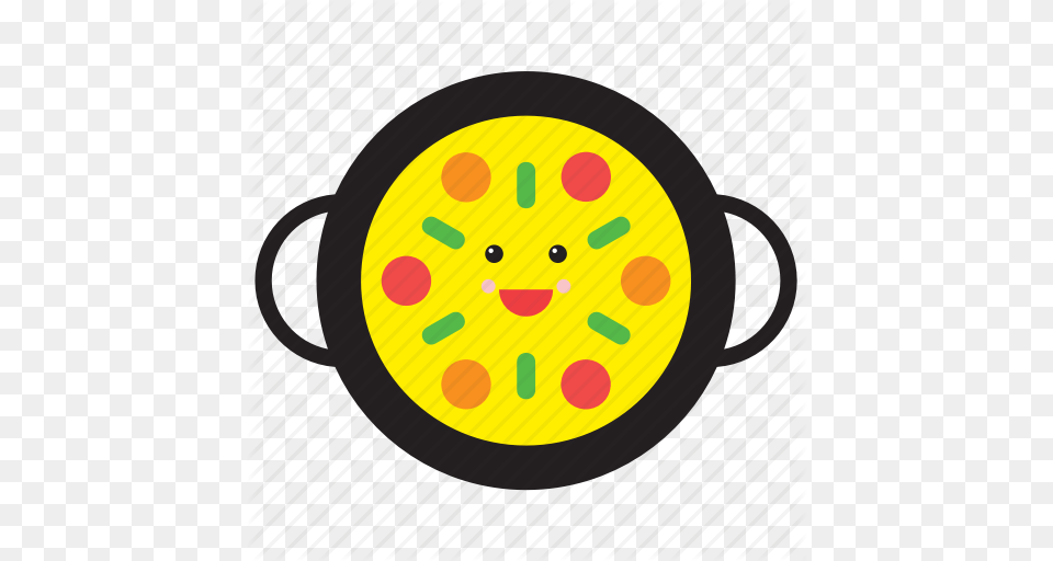 Emoji Emoticon Food Happy Paella Rice Smiley Icon, Alarm Clock, Clock Free Png Download