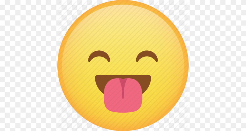Emoji Emoticon Happy Laugh Smiley Tongue Icon, Body Part, Mouth, Person Free Png Download