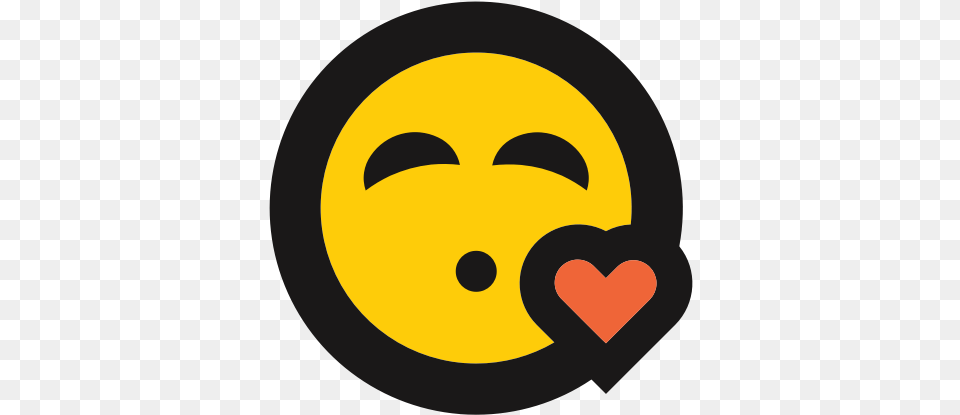 Emoji Emoticon Heart Kiss Kissy Smiley Png Image