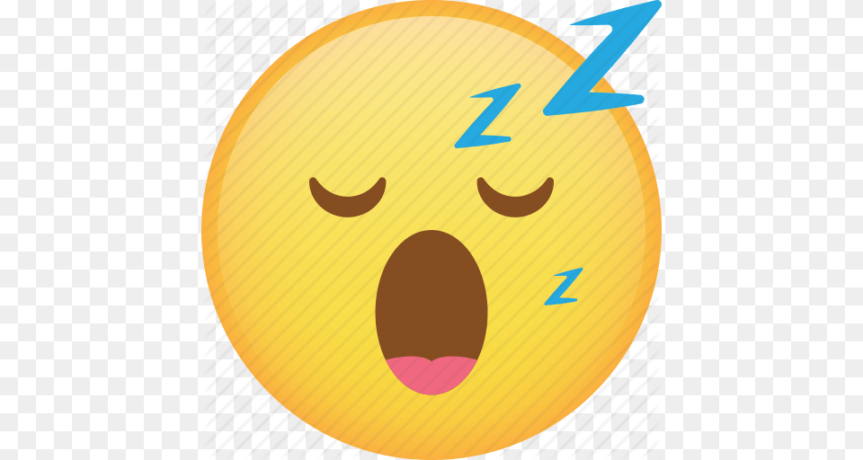 Emoji Emoticon Night Sleep Sleepy Smiley Icon, Disk Free Png Download