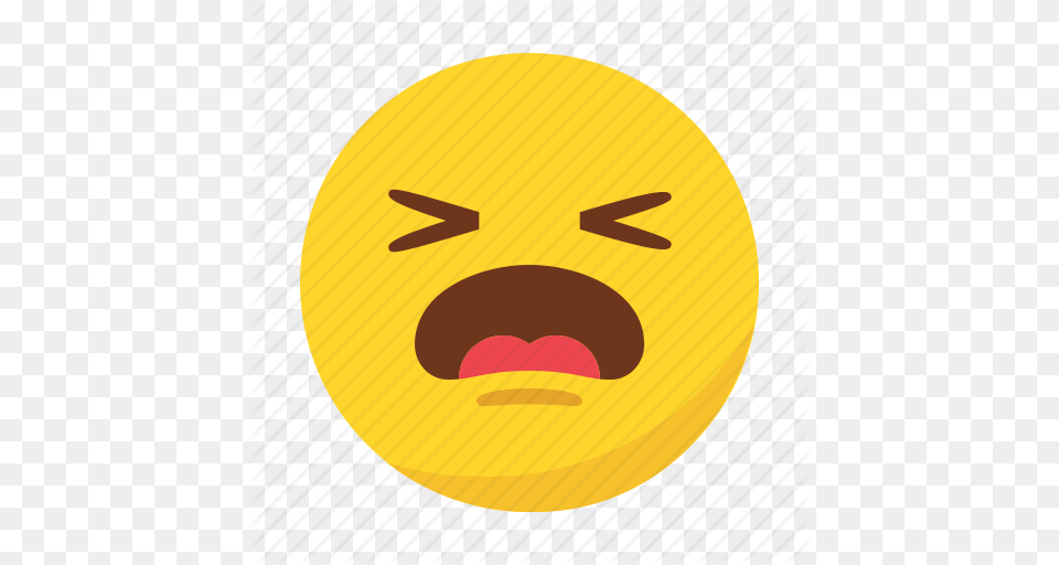 Emoji Emoticon Pain Sad Icon, Face, Head, Person, Disk Png