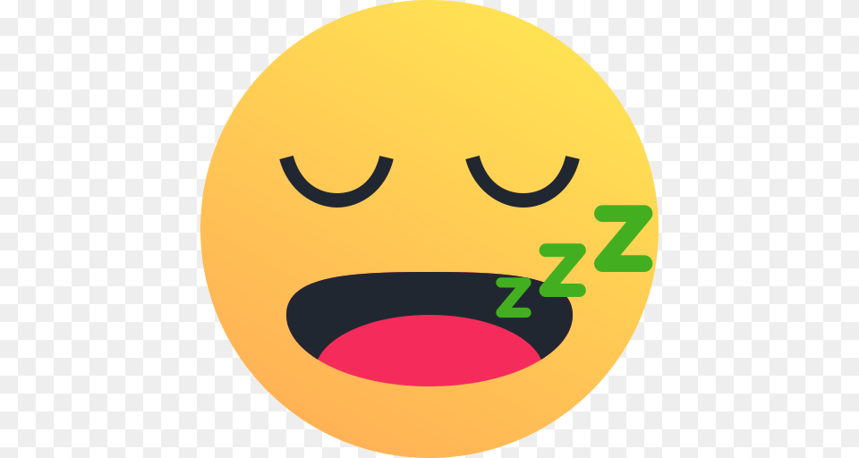 Emoji Emoticon Reaction Sleepy Snooze Icon, Astronomy, Moon, Nature, Night Free Png