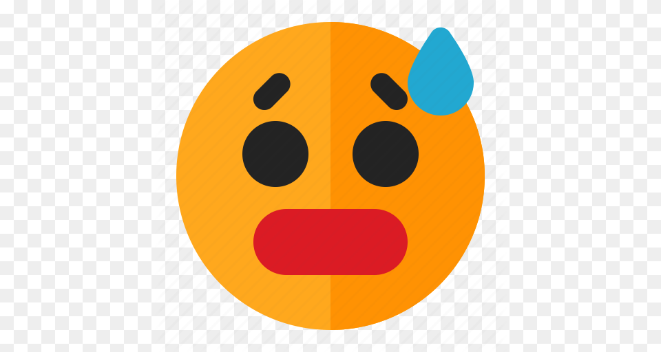 Emoji Emoticon Sad Surprised Tired Icon Circle Free Transparent Png