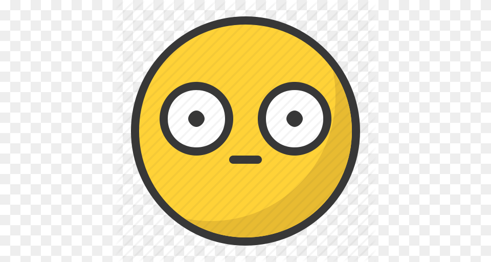 Emoji Emoticon Scared Shy Surprised Icon Png
