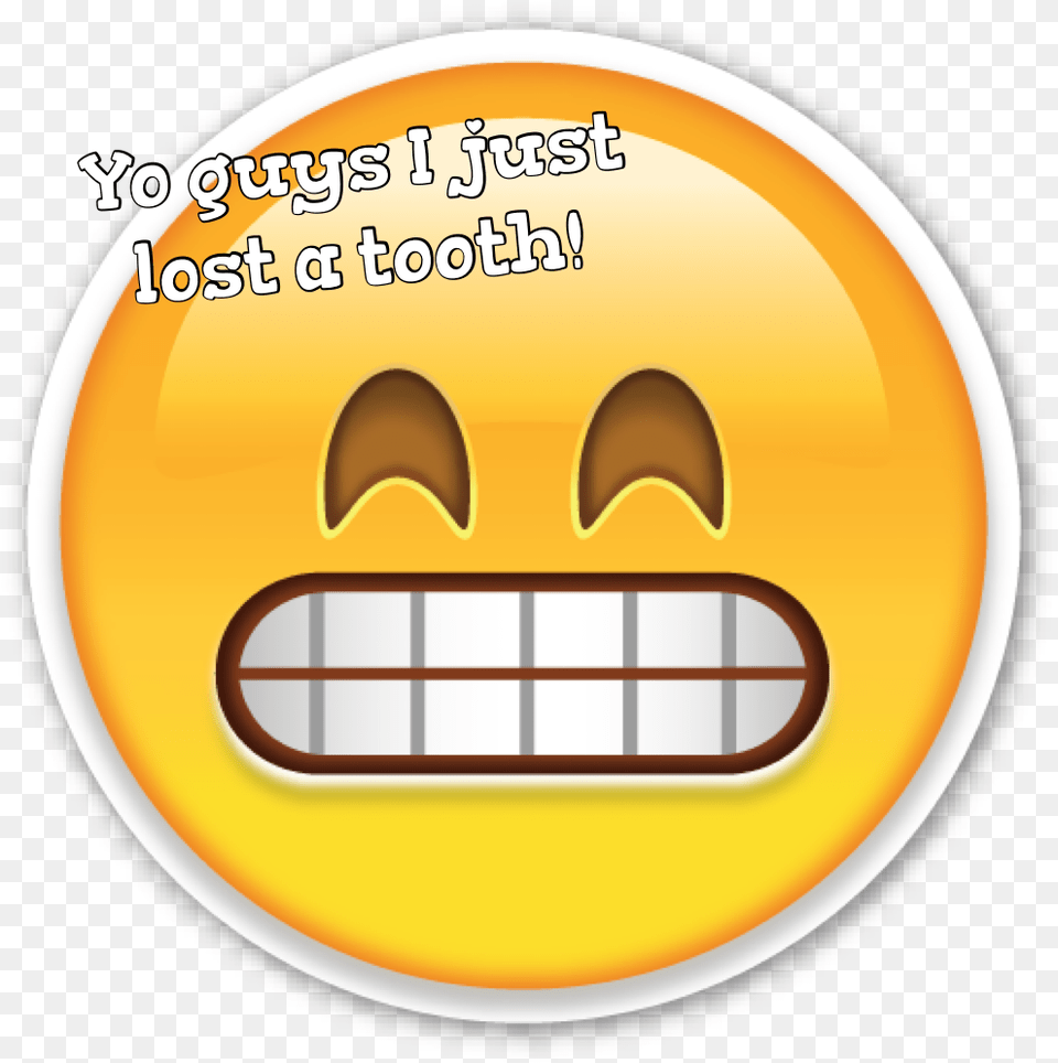 Emoji Emoticon Whatsapp Smiley Transparent Background Nervous Emoji, Disk, Logo, Food, Sweets Png