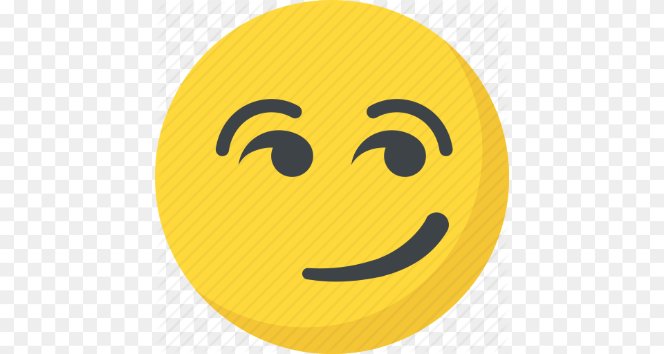 Emoji Emoticons Smiley Smirking Face Surprised Icon, Food, Fruit, Plant, Produce Free Png