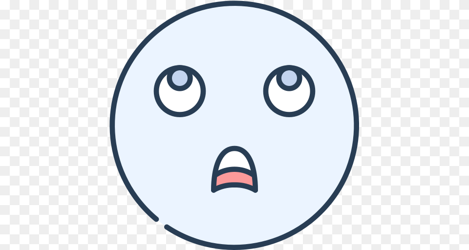 Emoji Emotion Emotional Face Thinking Icon Of Emoji, Disk Free Transparent Png