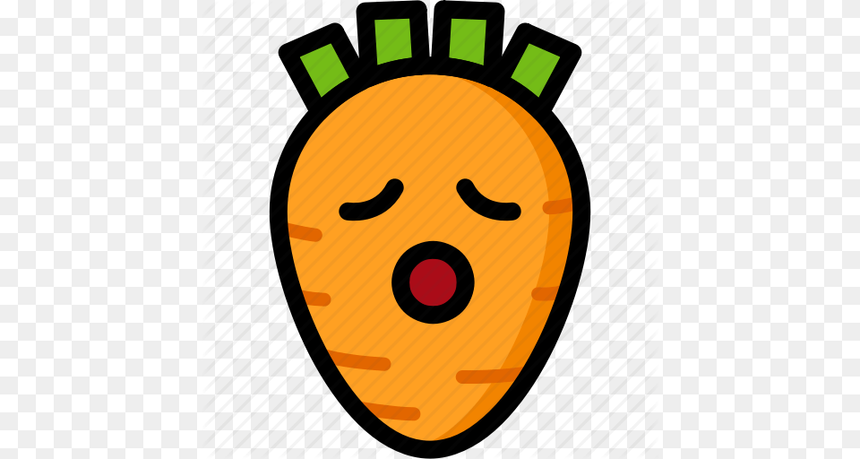 Emoji Emotion Expression Face Feeling Relax Icon, Carrot, Food, Plant, Produce Free Transparent Png