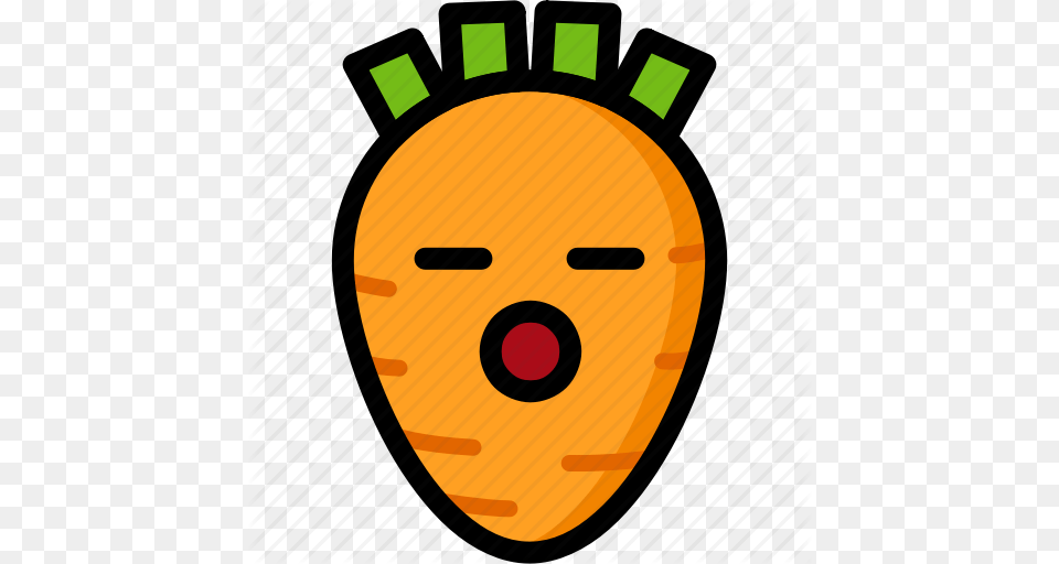 Emoji Emotion Expression Face Feeling Sleeping Icon, Carrot, Food, Plant, Produce Free Transparent Png