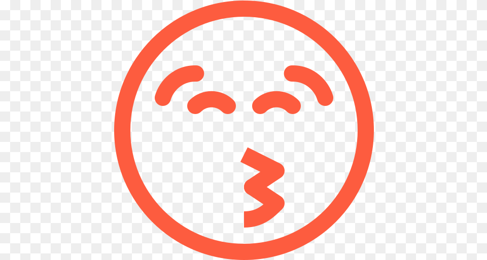 Emoji Emotion Face Kiss Kissing Playful Reaction Icon London Underground, Symbol, Logo, Disk Png Image