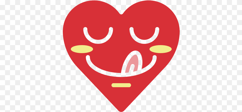 Emoji Emotion Heart Tasty Yummy Icon Clip Art, Balloon, Person, Face, Head Png Image