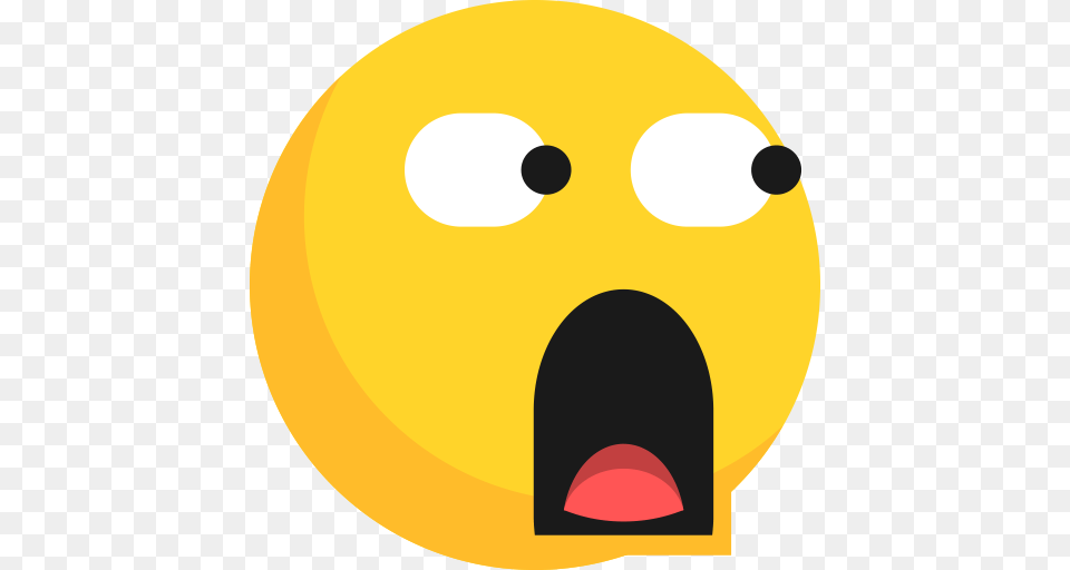 Emoji Expression Glared Shocked Surprised Icon Free Png