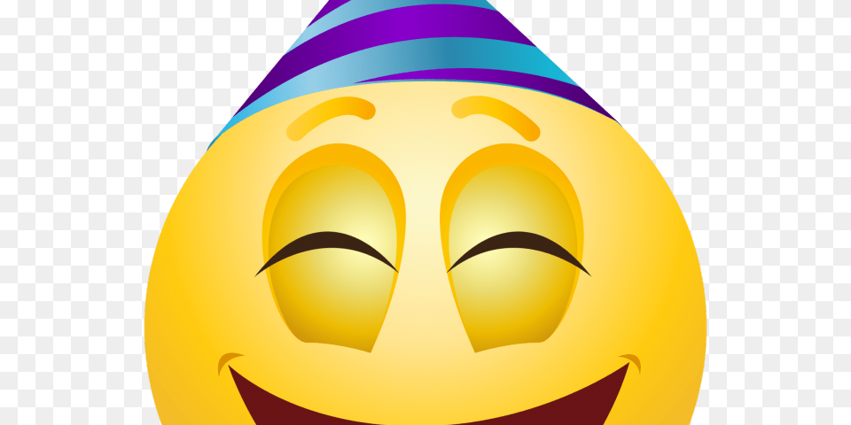 Emoji Face Clipart Transparent Party Hat Emoji Face, Clothing Free Png