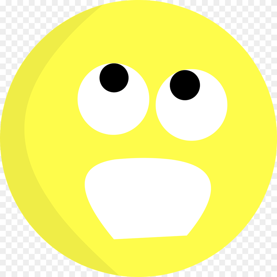 Emoji Face Emotions Picture Wow Emojis On Black Background Sun Wow, Astronomy, Moon, Nature, Night Png Image