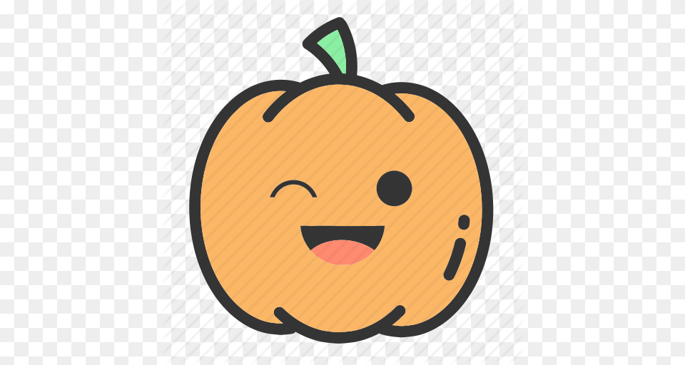 Emoji Face Fruit Holloween Pumpkin Pumpkins Icon, Food, Plant, Produce, Vegetable Png Image