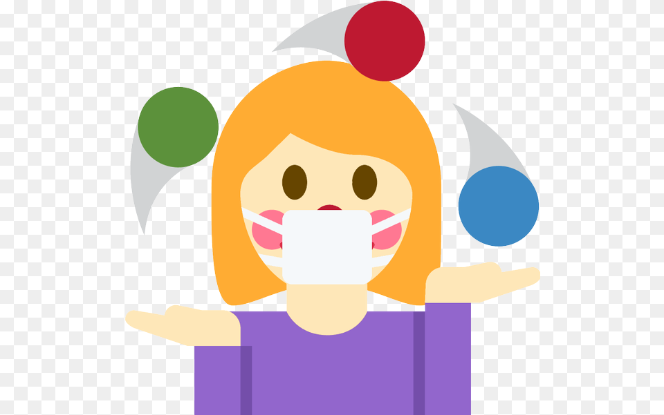 Emoji Face Mashup Bot Happy, People, Person, Juggling Free Png