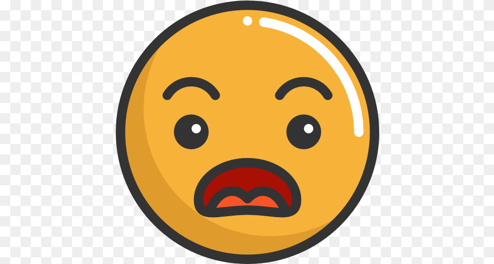 Emoji Feelings Smileys Surprised Angry Emoticons Icon Emoji Cute Face, Food, Sweets, Head, Person Free Transparent Png
