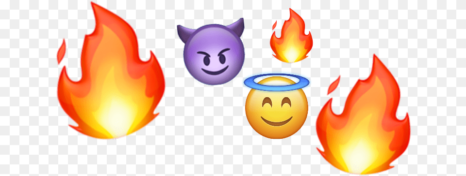 Emoji Fire Emoji Gif, Flame Free Png Download