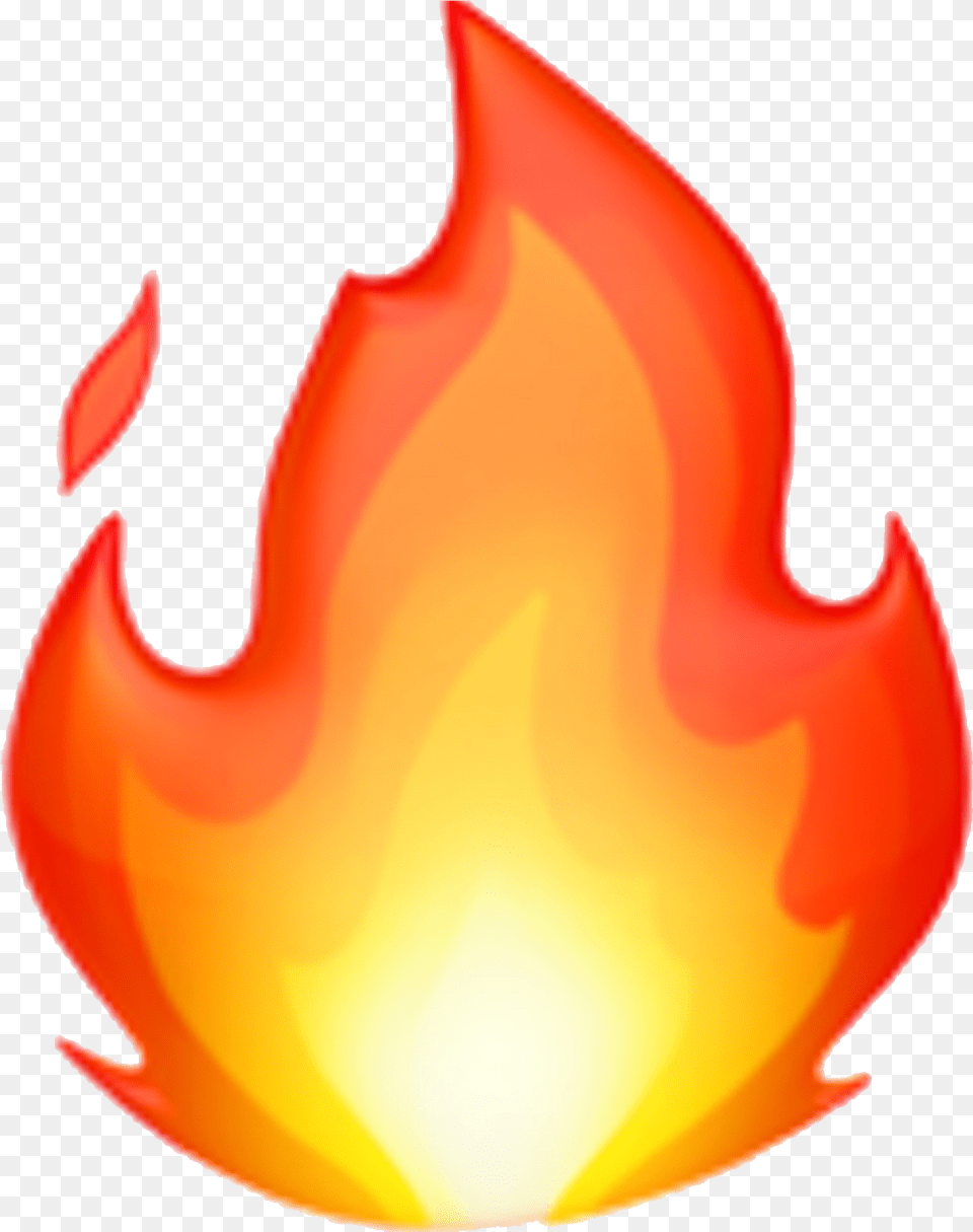 Emoji Fire Fire Api Red Emoji Iphone Sticker Enquie Iphone Fire Emoji, Flame, Leaf, Plant, Lamp Png
