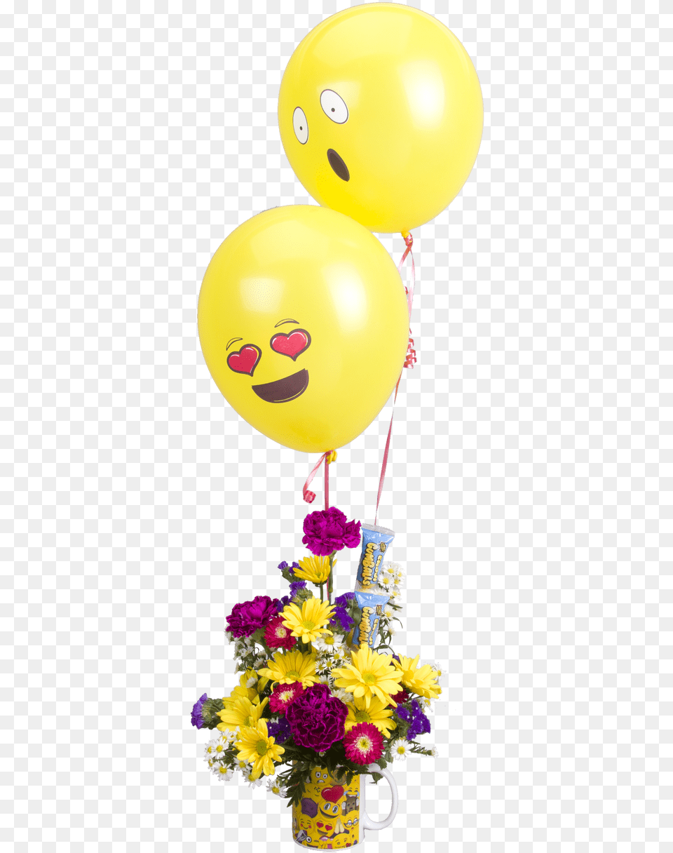 Emoji Flower Flower, Balloon, Flower Arrangement, Flower Bouquet, Plant Free Transparent Png