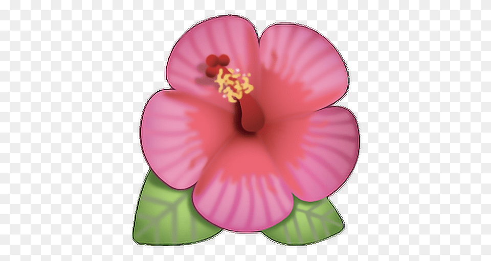 Emoji Flower The Emoji, Anther, Plant, Hibiscus, Petal Free Transparent Png