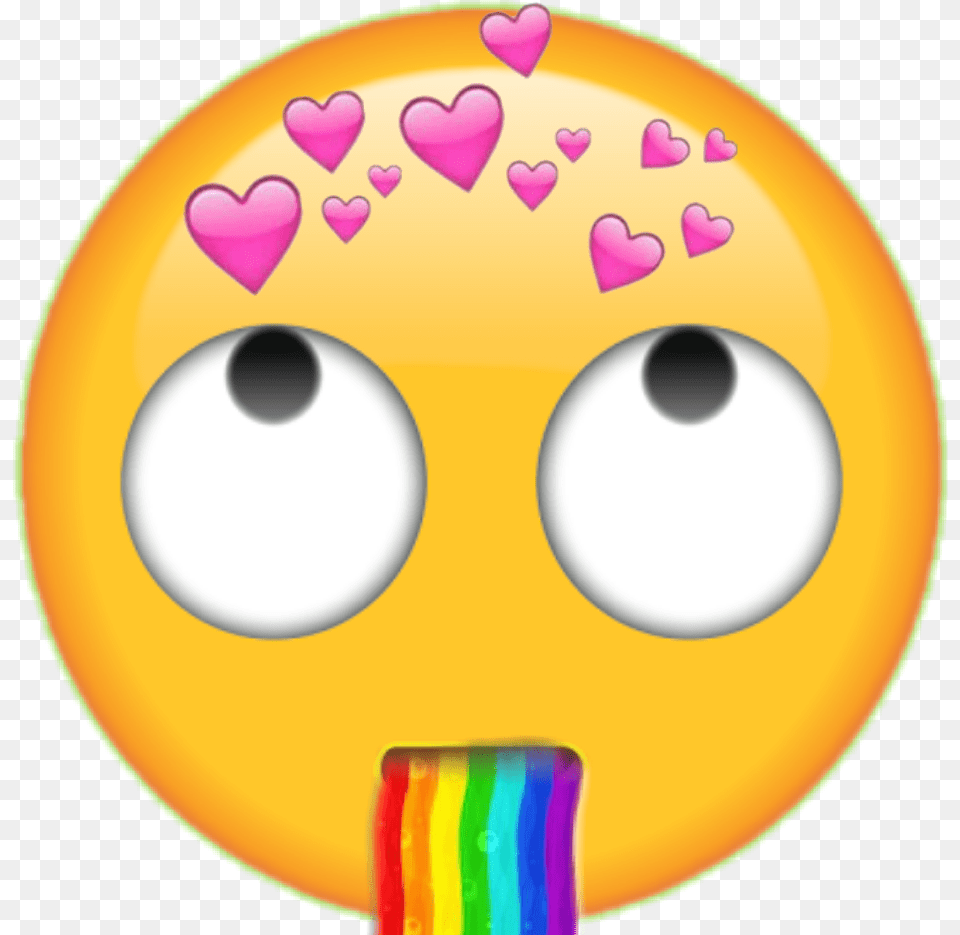Emoji Followme Snapchatfilter Omg Love Kisses Background Pink Emoji Heart, Food, Sweets, Toy Free Png Download
