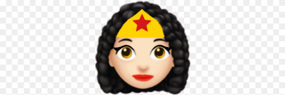 Emoji Freetoedit Wonderwoman Emoji, Doll, Toy, Baby, Person Free Transparent Png