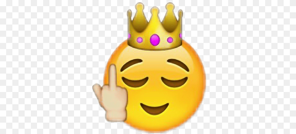 Emoji Fuck Emoticon Iphone Apple Middle Finger Iphone Emoji, Birthday Cake, Cake, Cream, Dessert Png Image