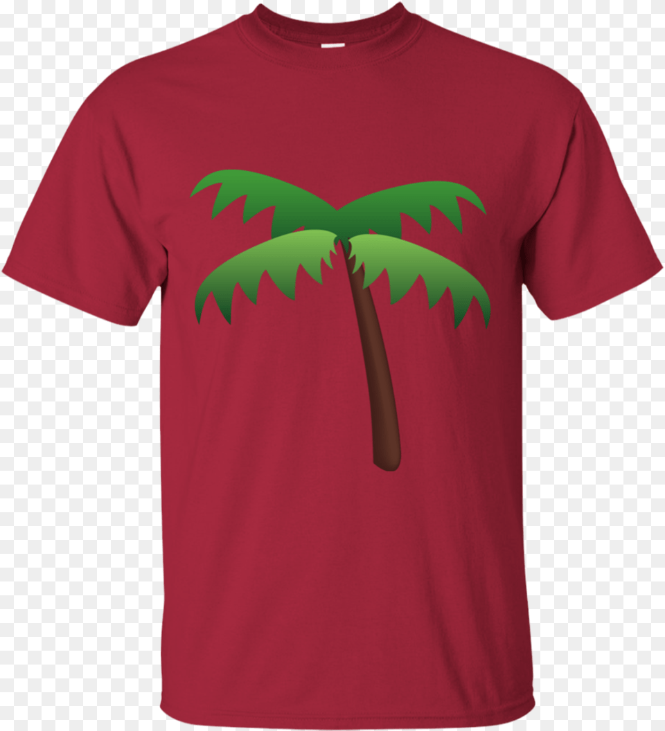 Emoji G200 Gildan Ultra Cotton T Palm Tree, Clothing, T-shirt Free Transparent Png