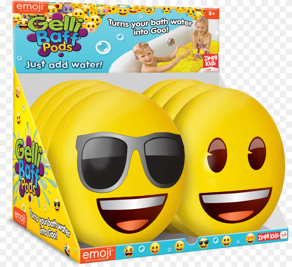 Emoji Gellibaff Pods Smiley, Accessories, Sunglasses, Child, Female Free Png Download