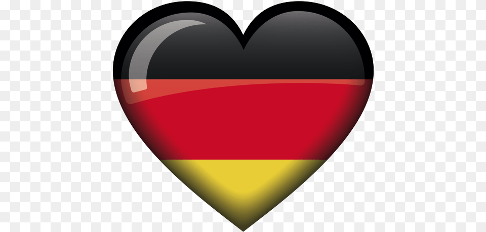 Emoji German Flag Heart Free Png Download