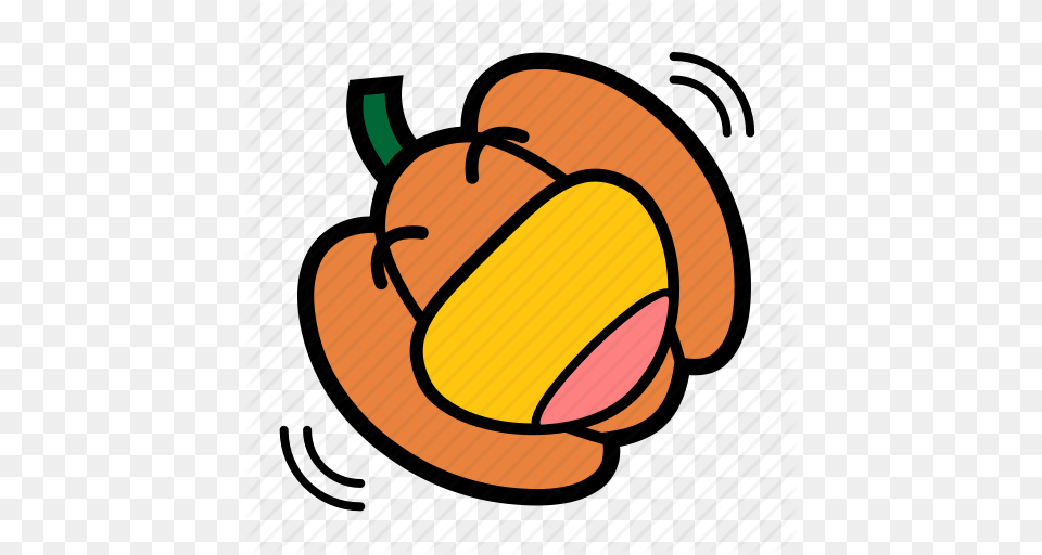 Emoji Halloween Jack O Lantern Laugh Lol Pumpkin Rolling Icon, Food, Produce Free Transparent Png
