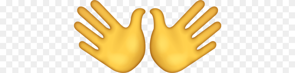 Emoji Hands Prayer Or High Five This Emoji Is Getting People, Clothing, Glove, Body Part, Finger Free Png Download