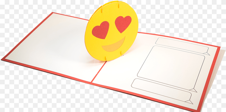 Emoji Heart Pop Up Card Paper Pop Cards Pop Up Card Circle Free Transparent Png