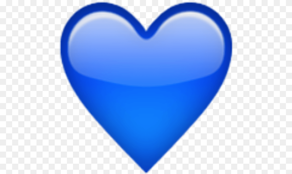 Emoji Heart Sticker Love Emoticon Blue Heart Emoji, Balloon Png