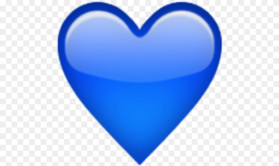 Emoji Heart Sticker Love Emoticon Transparent Blue Heart Emoji, Balloon Png