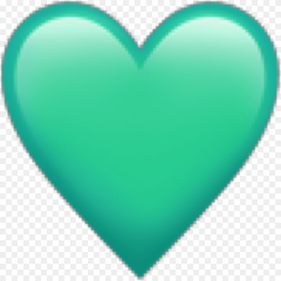 Emoji Heartemoji Teal Heart Sticker By Teal Heart Emoji, Balloon Free Png Download
