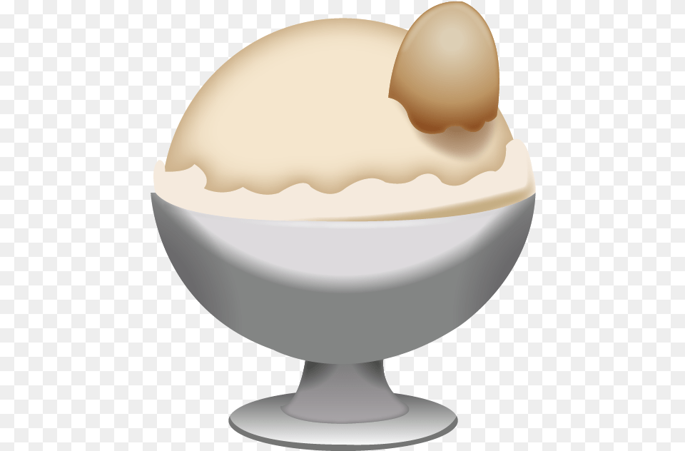 Emoji Ice Cream, Dessert, Food, Ice Cream, Egg Png Image