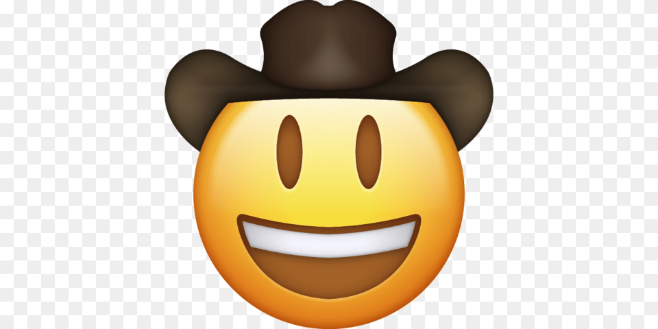 Emoji Icon Cowboy Emoji High Resolution Emoji Icons, Clothing, Hat, Food, Plant Free Png Download