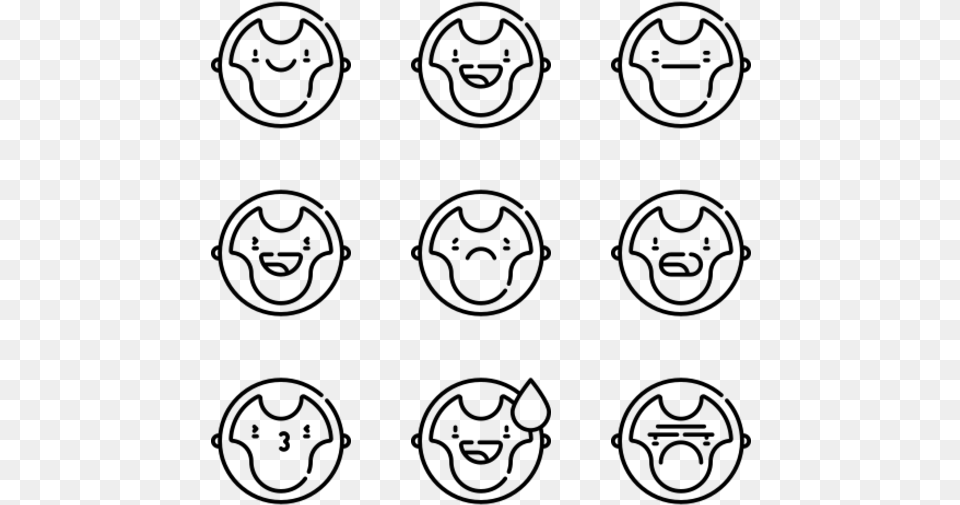 Emoji Icon Packs Vector Icon Packs Svg Psd, Gray Png