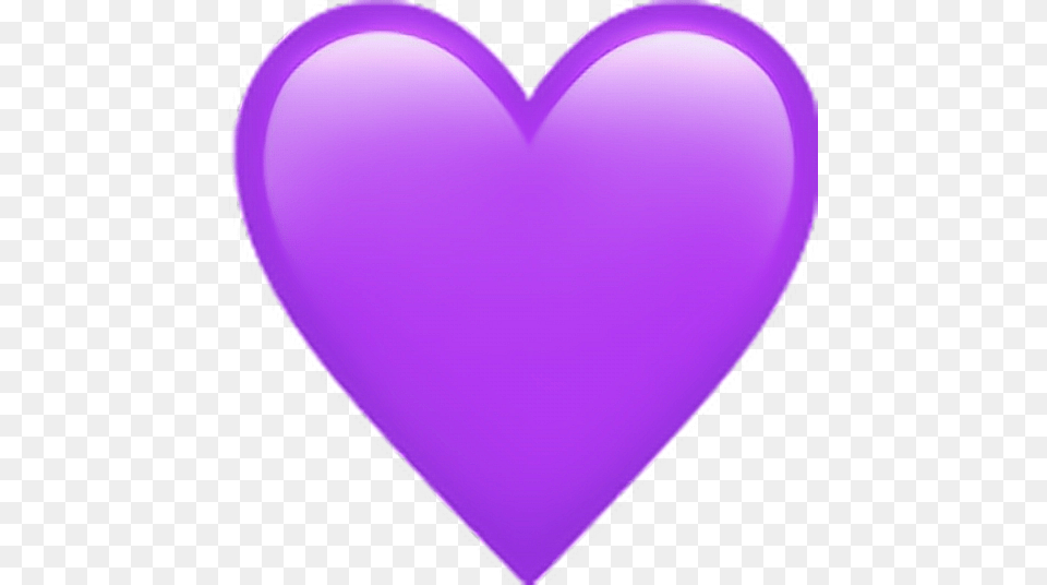 Emoji Ios, Heart, Purple, Balloon Free Transparent Png